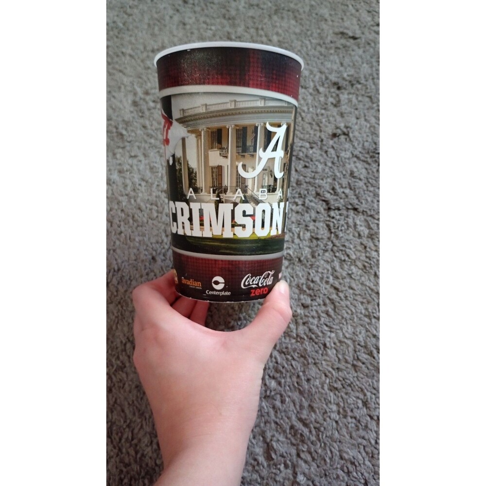 Alabama Football Stadium souvenir cup Crimson Tide College Sports